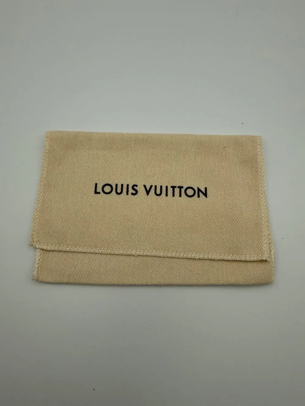 Authentic Louis Vuitton Square Envelope Dust Bag Pouch 5,75” x 4”
